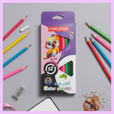 Erasable Color Pencil - Bird Theme - 12 shades