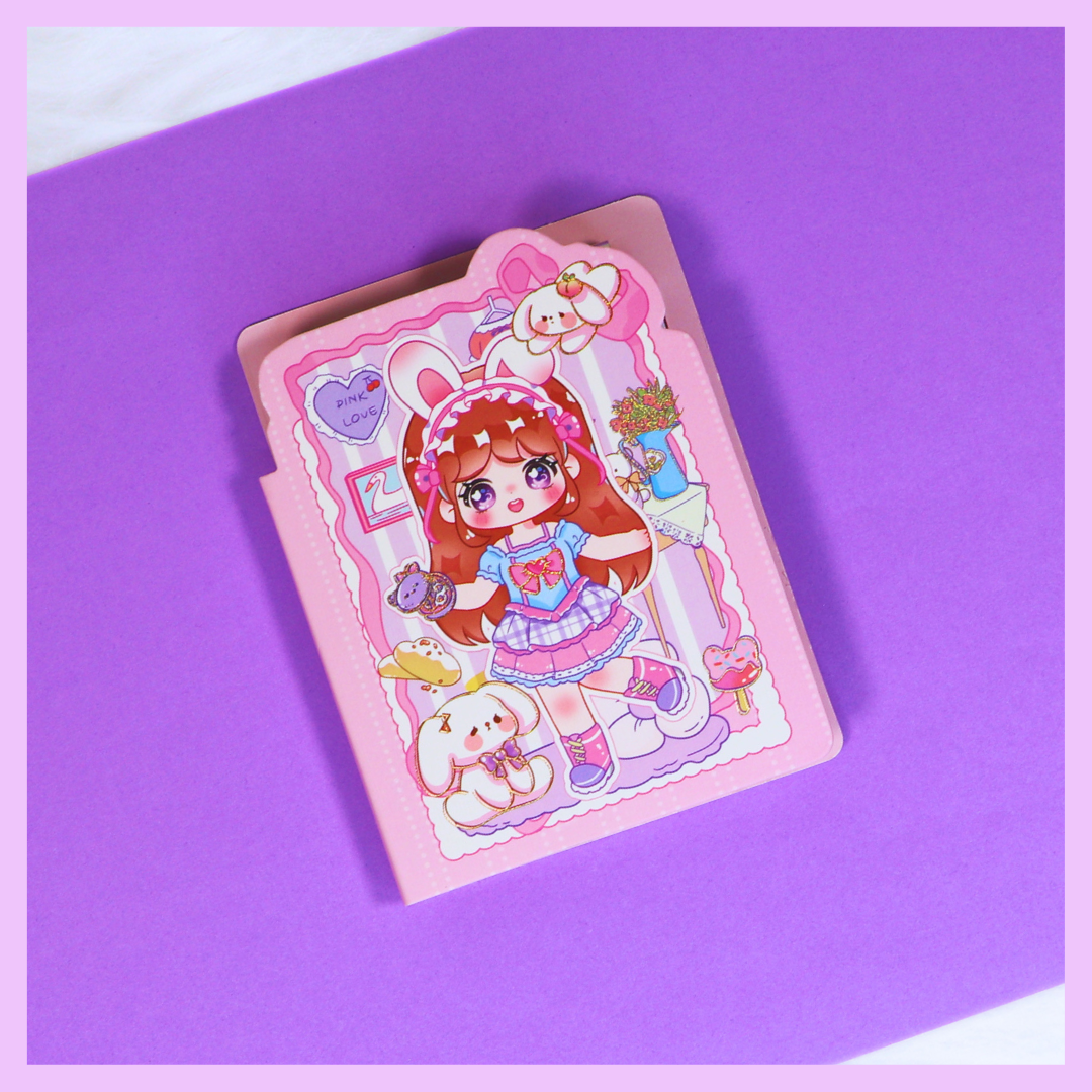 Small kawaii notepad alternate cover design