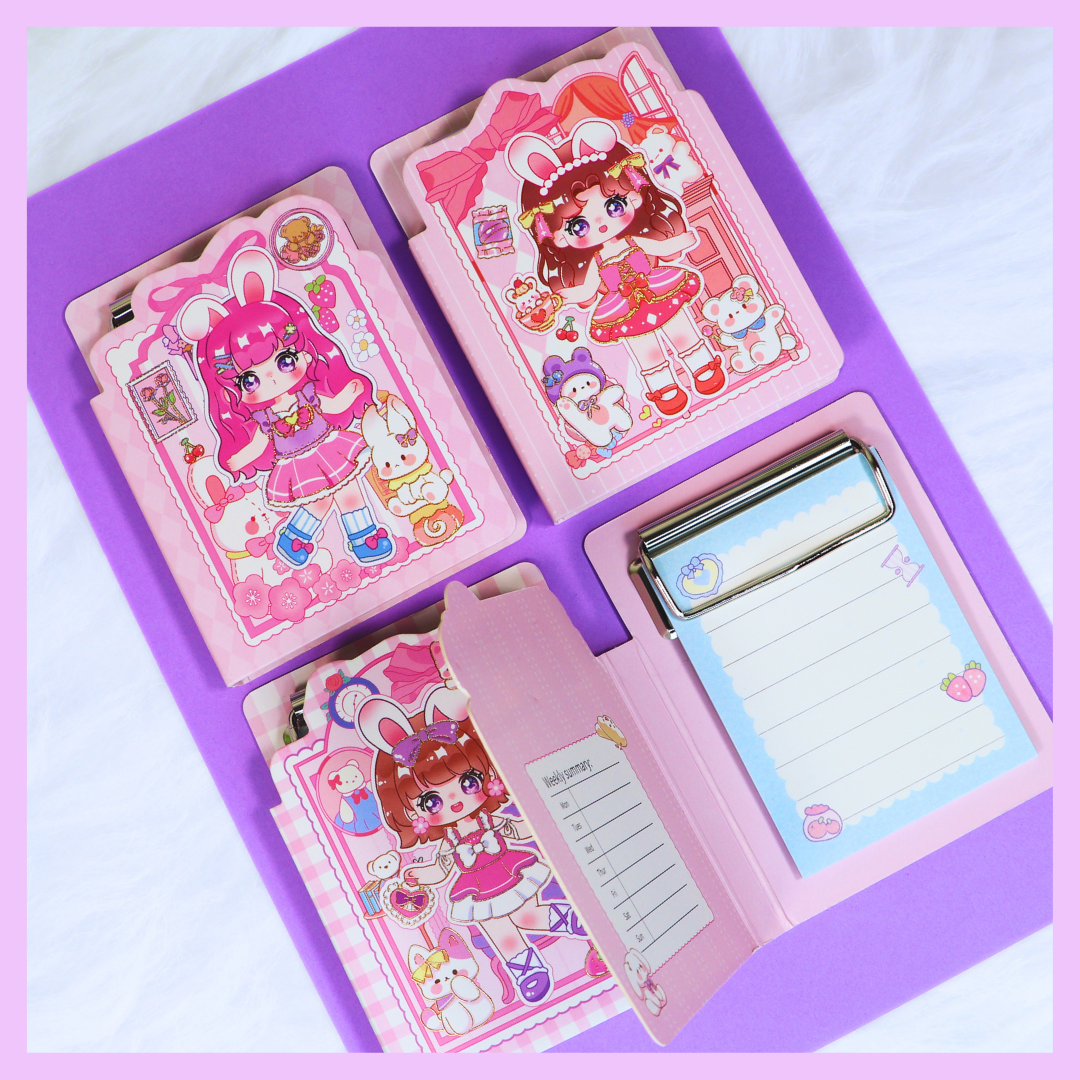 Kawaii pocket notepad for stationery and notes