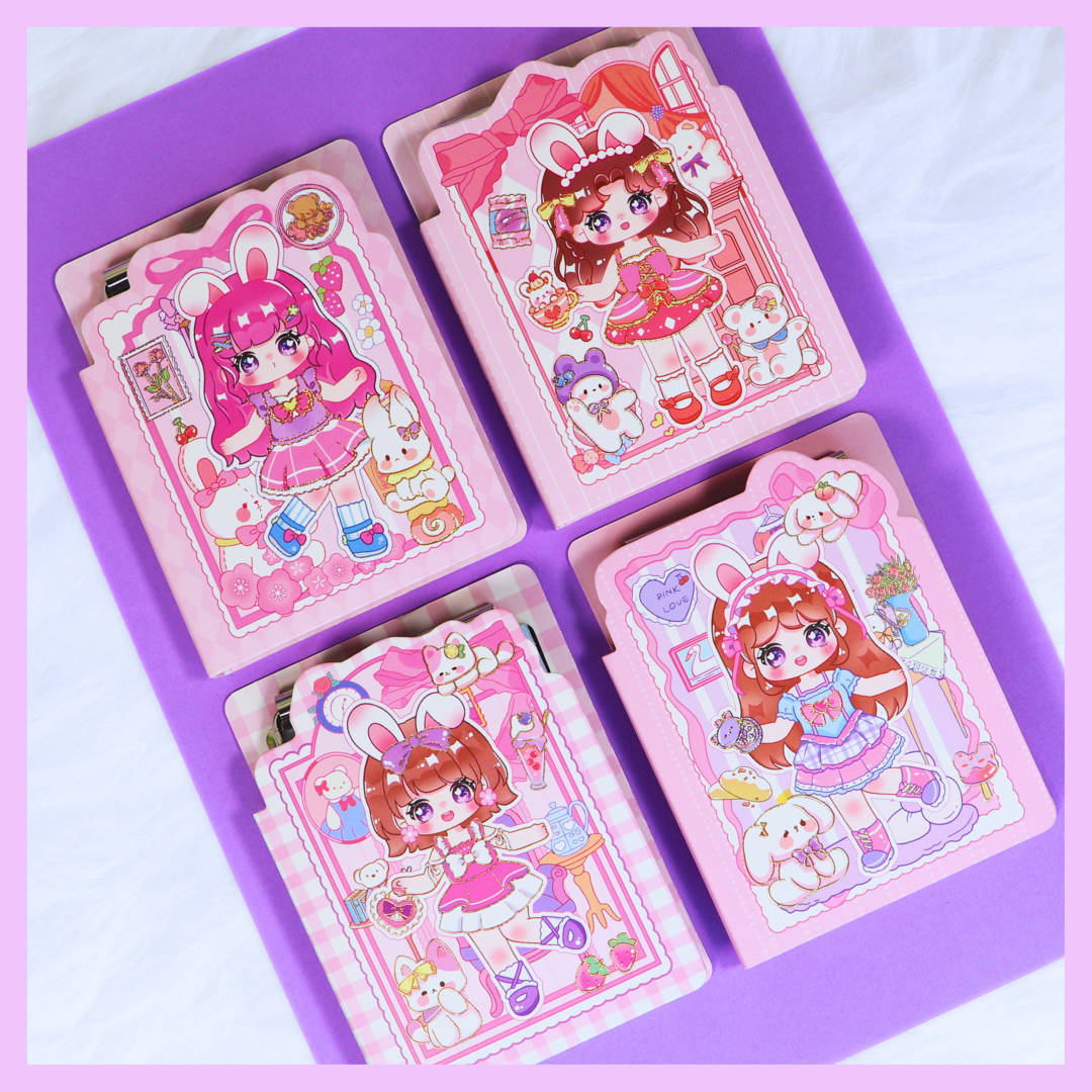 Cute small notepad for school and desk use