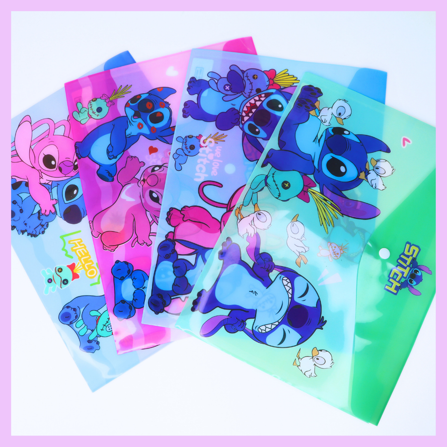 Stitch A4 folder for school documents and papers