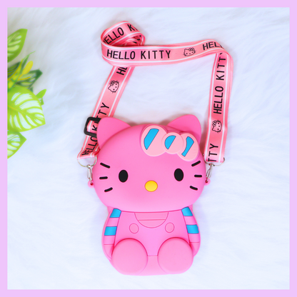 Silicone Sling Bag for Kids - Hello Kitty