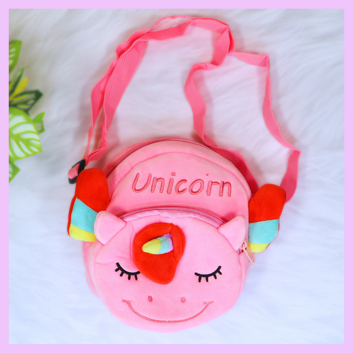 Unicorn-themed kids sling bag design