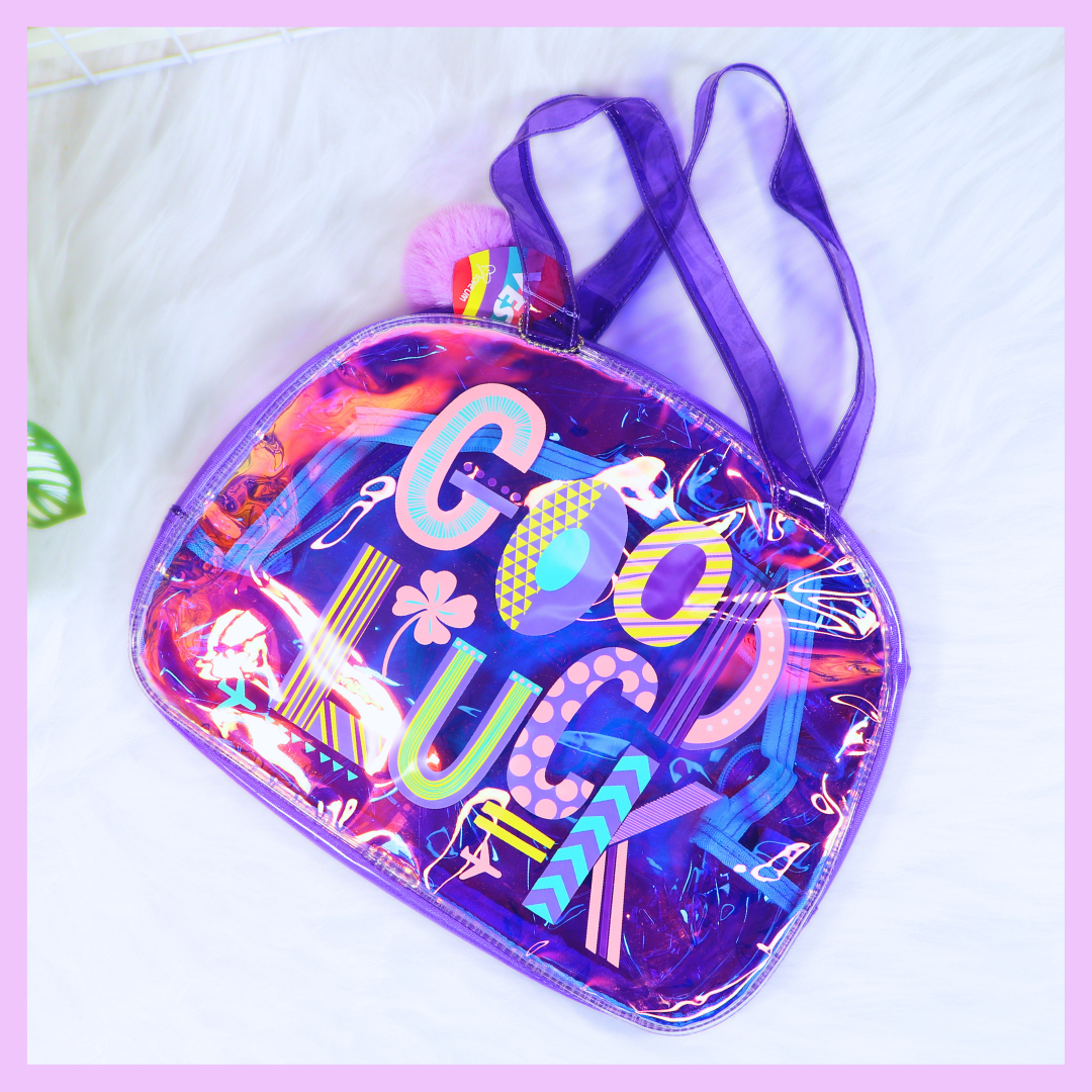 Large holographic bag detail view