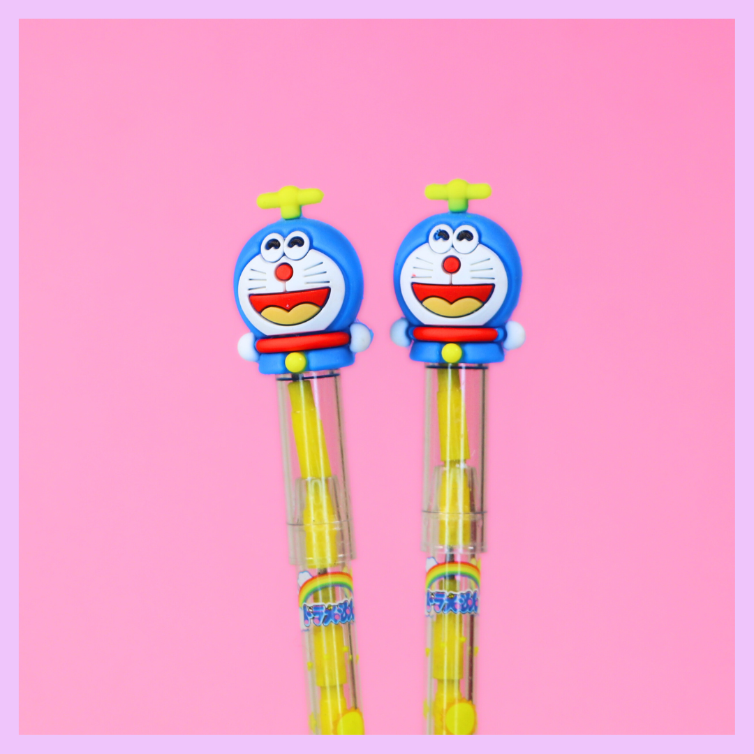 Yellow Doremon push pencil