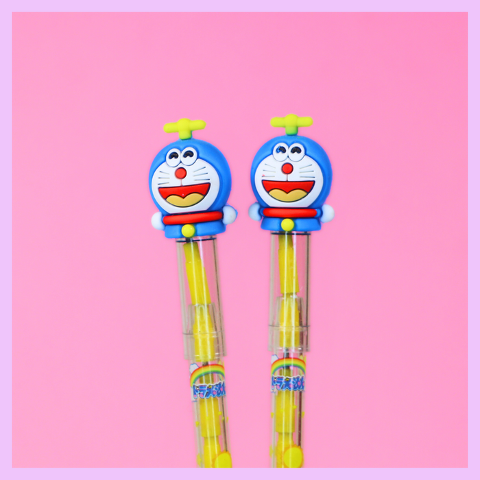 Yellow Doremon push pencil