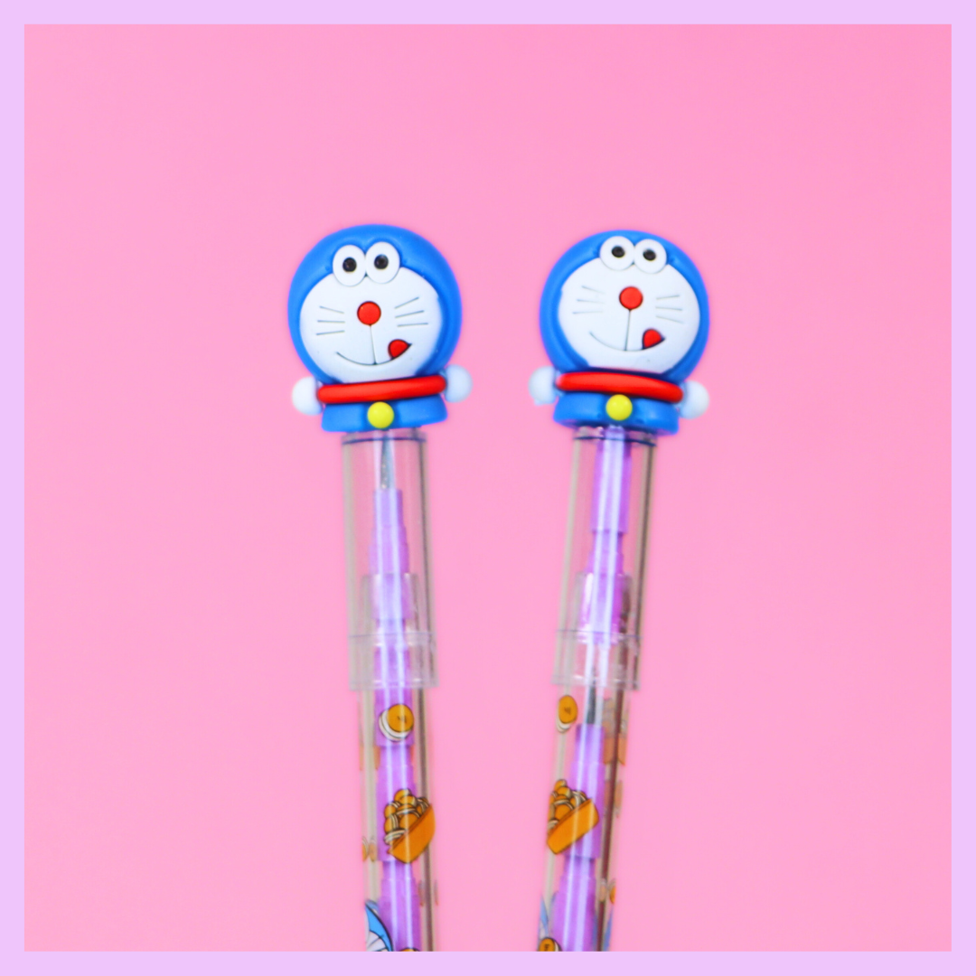 Purple Doremon push pencil