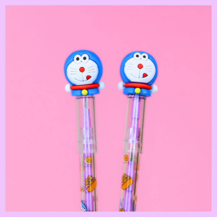 Purple Doremon push pencil