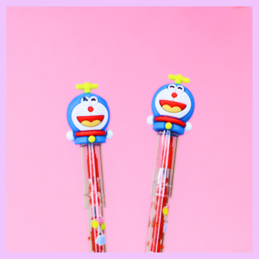 Red Doremon push pencil