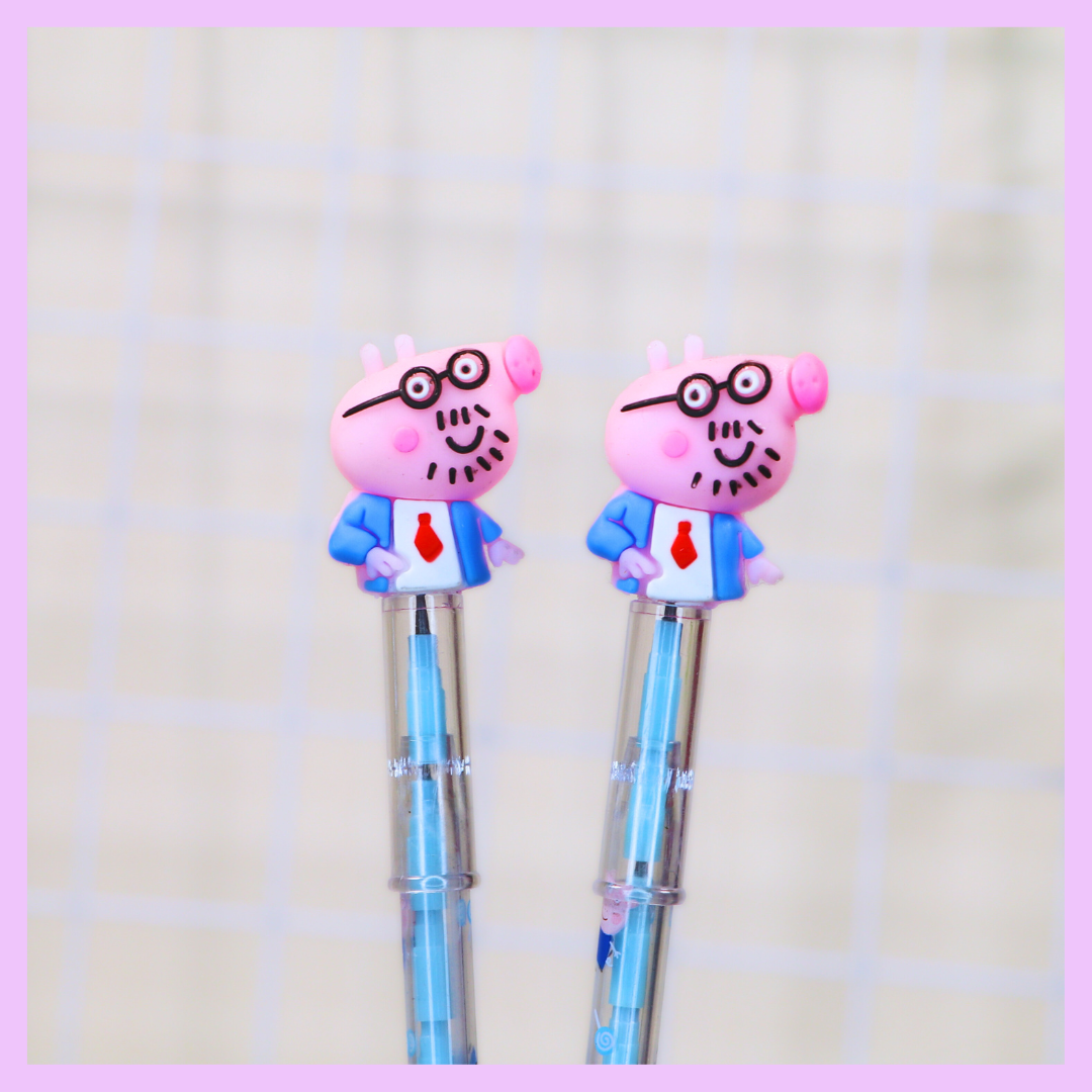 Light blue Peppa Pig push pencil