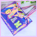 Large Holographic Bag – Spacious Reflective Fashion Tote