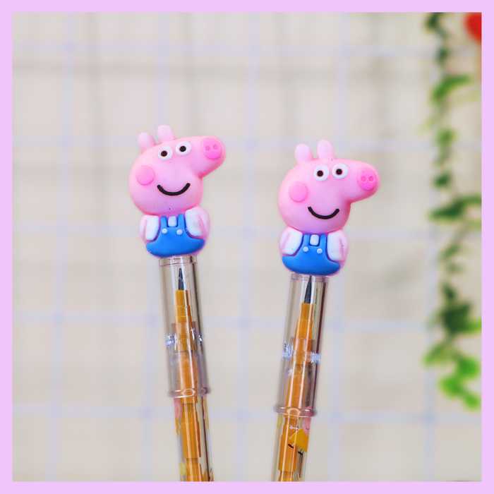 Yellow Peppa Pig push pencil