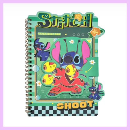 Stitch Notebook Shoot Variant, colorful Stitch-themed notebook ideal for note-taking, journaling, and gifting.

Image 4