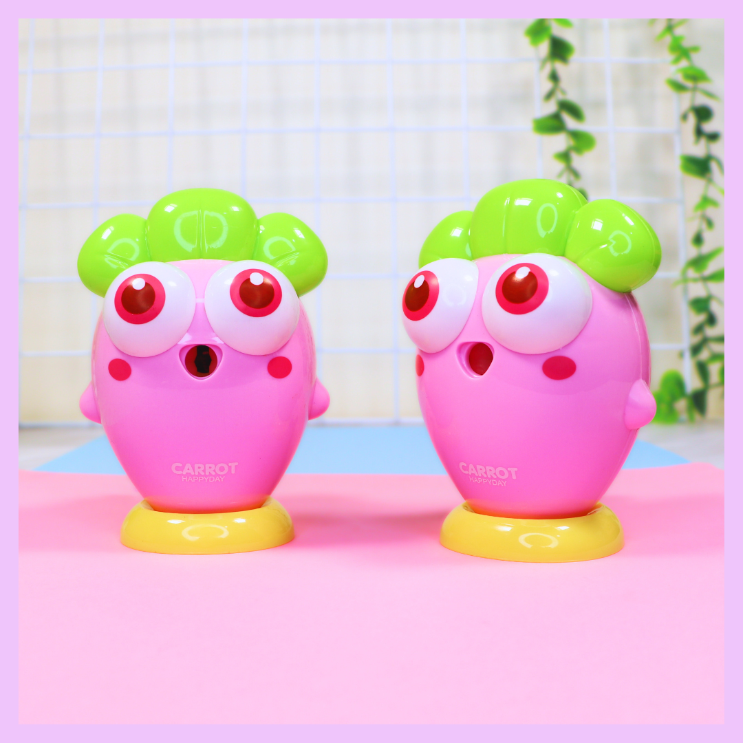 Carrot shaped pencil sharpener for stationery