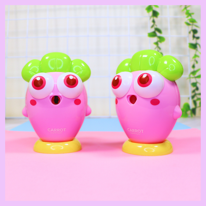 Carrot shaped pencil sharpener for stationery