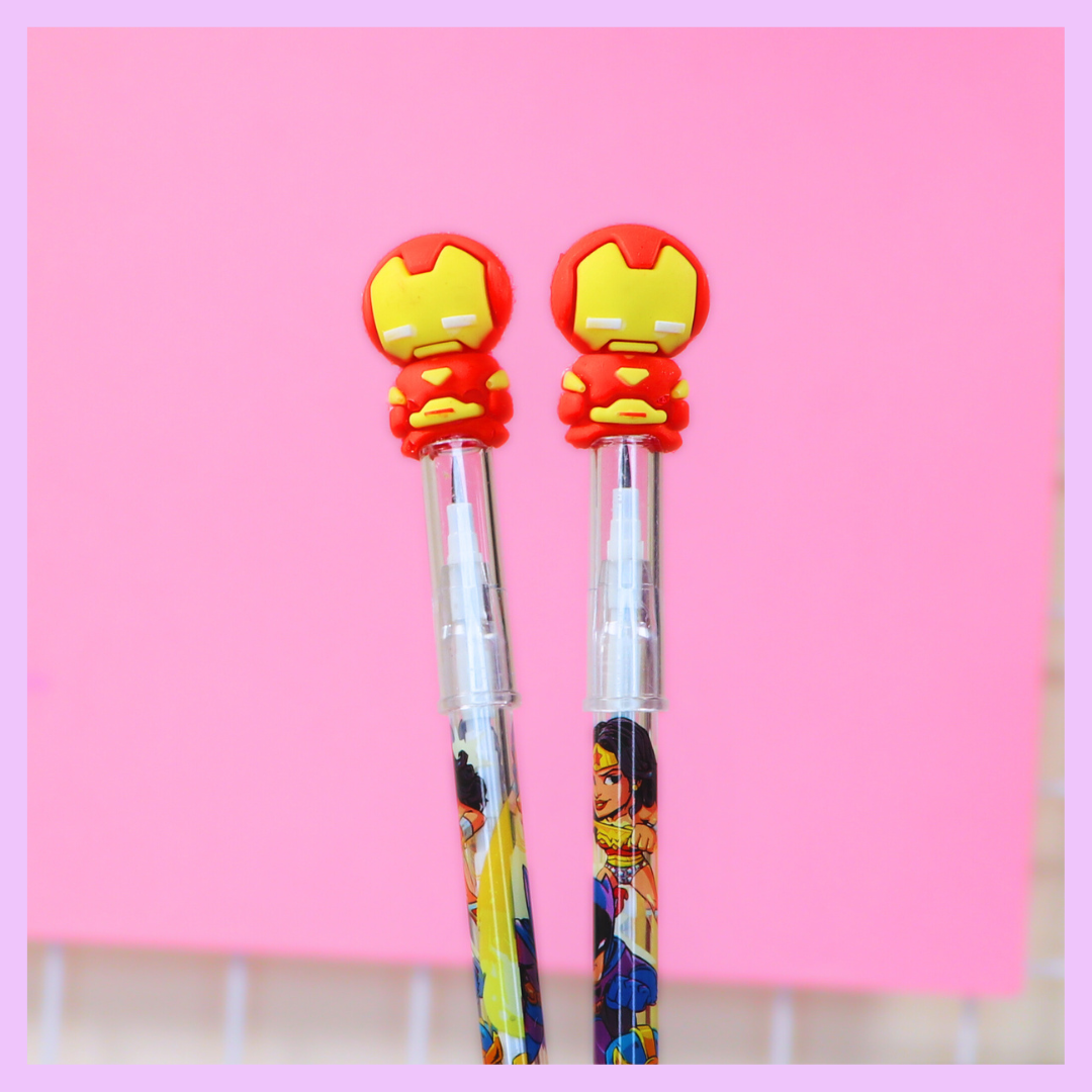 Iron Man Avengers push pencil