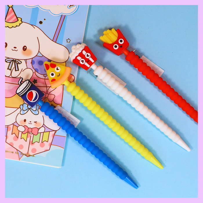 Cute food-themed mechanical pencil design