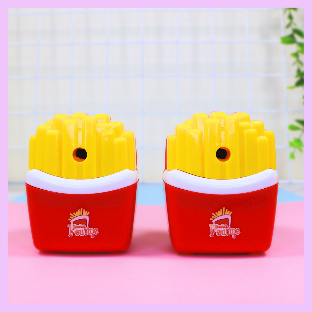 French fries shaped pencil sharpener