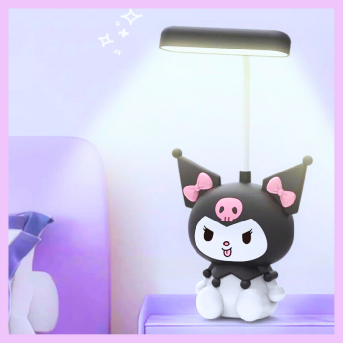 Black Kuromi Sanrio lamp