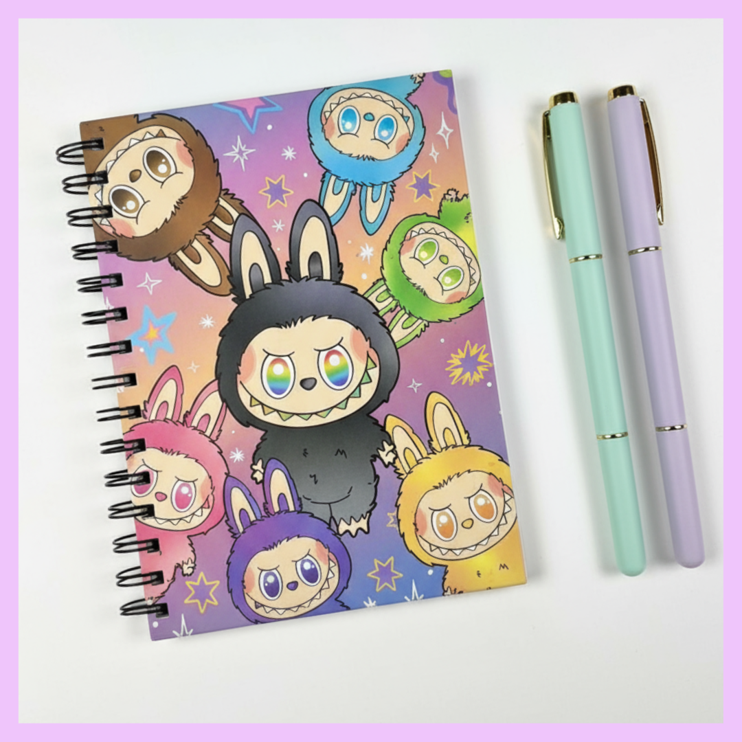 A5 Spiral Diary Labubu