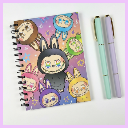 A5 Spiral Diary Labubu