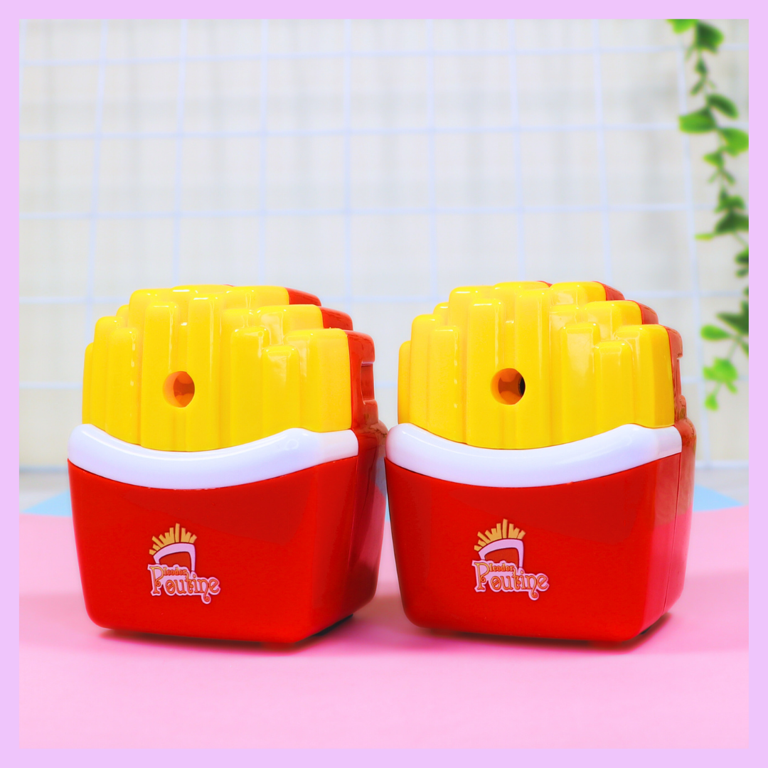 French fries themed stationery sharpener