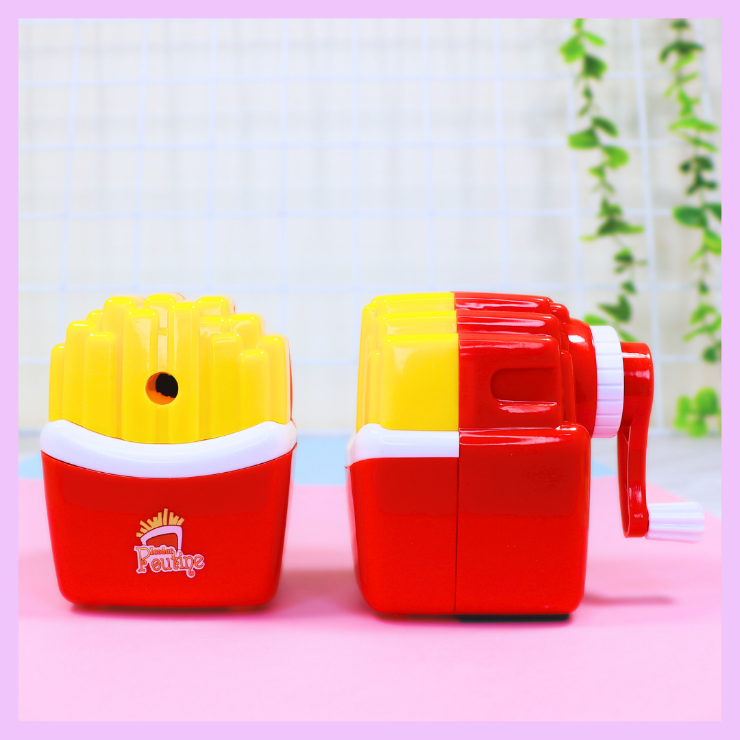 Food themed French fries pencil sharpener