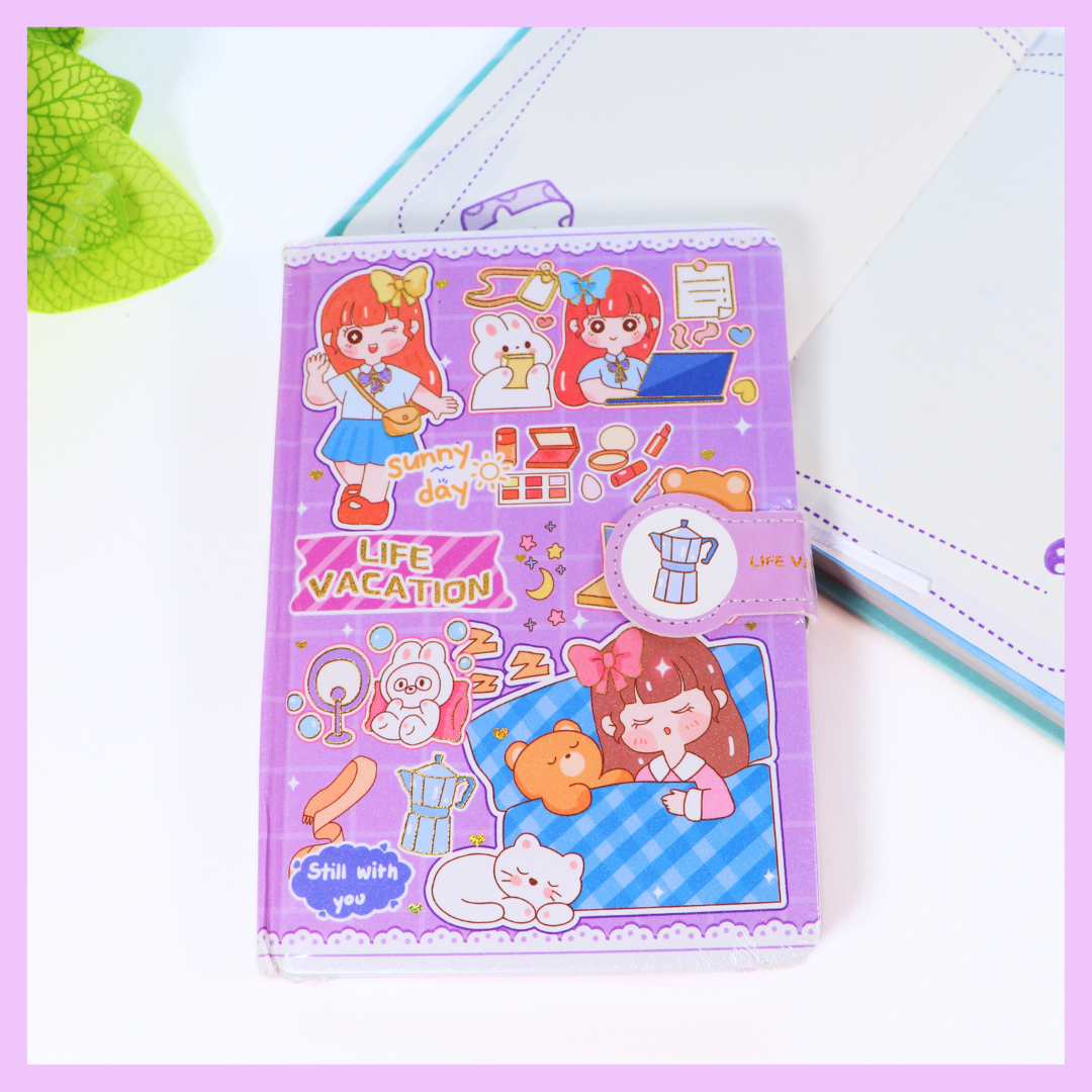 Kawaii girls journal alternate design
