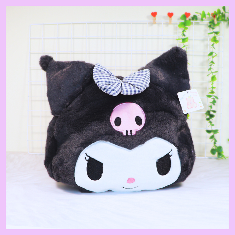 Kuromi furry sling bag for kids and teens