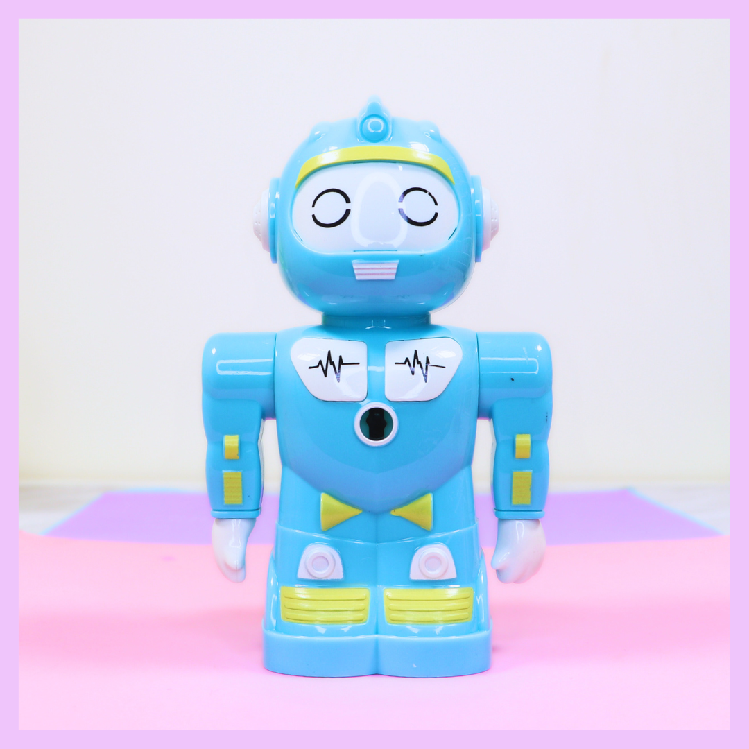 Robot stationery sharpener for school pencil cases