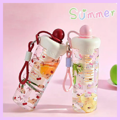 Kawaii XCUP water bottles with built in infuser