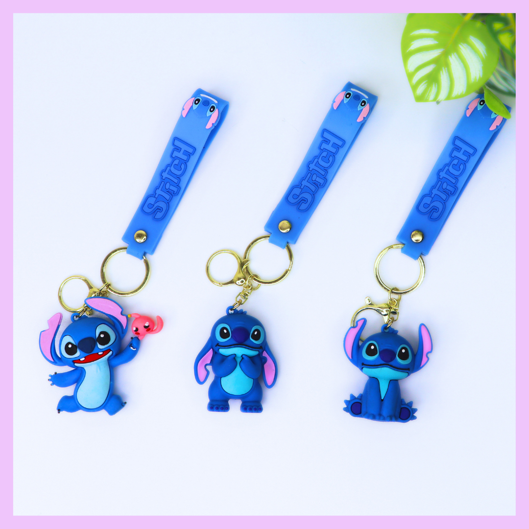 Stitch character keychain collection