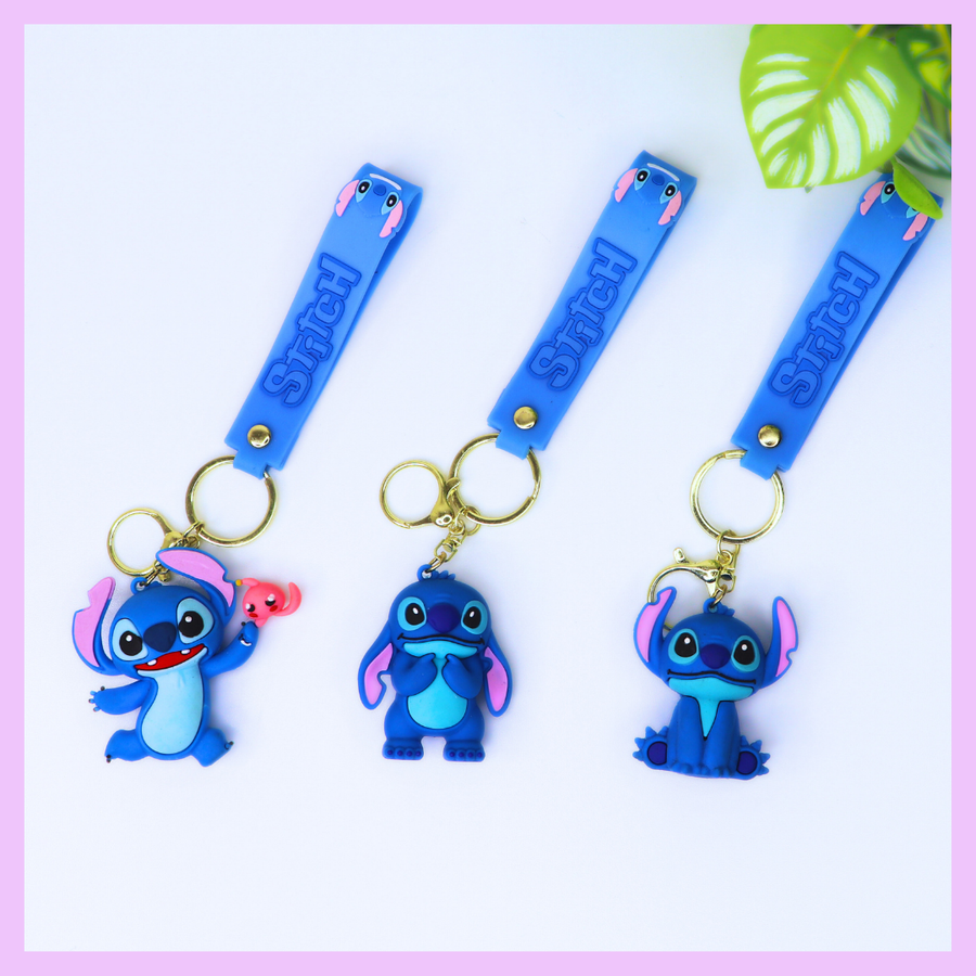Stitch character keychain collection