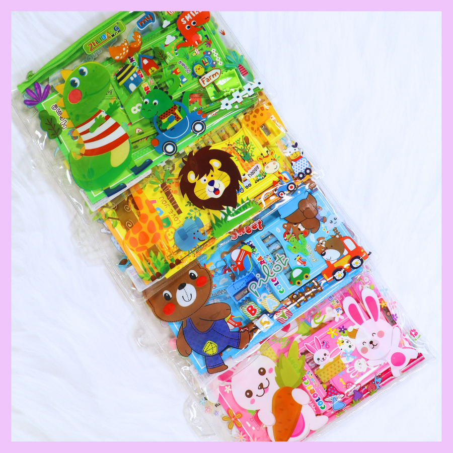 Assorted character stationery gift set
