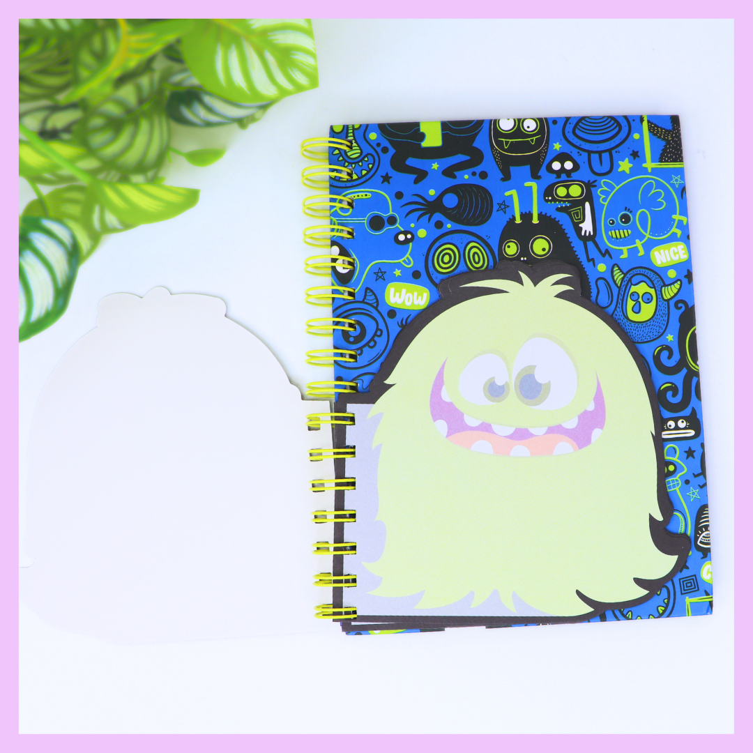 A5 spiral diary interior view