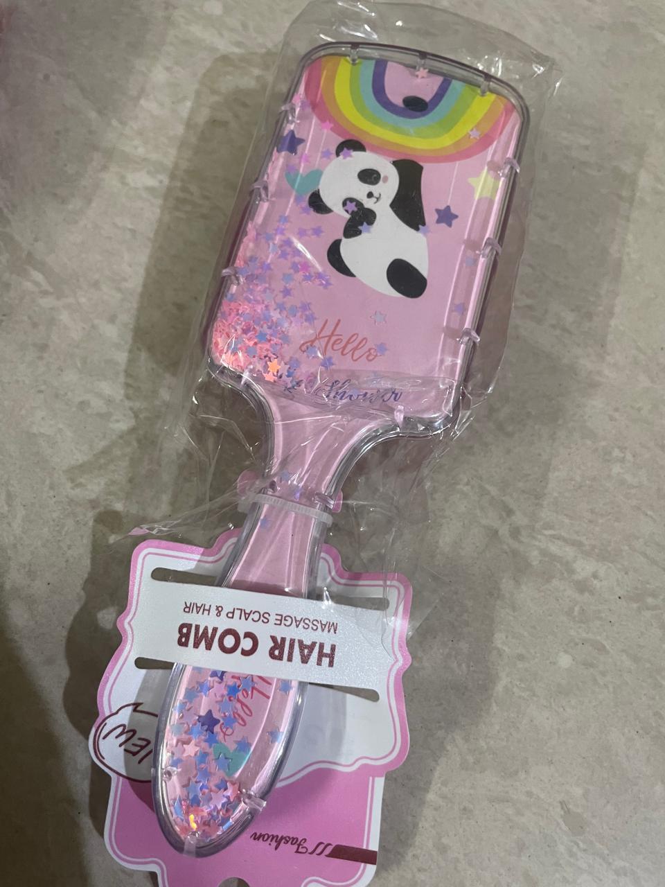 Panda Hair Brush  Assorted Colors