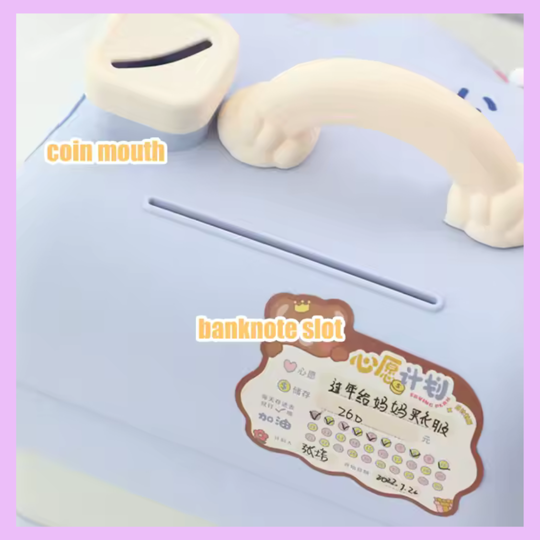 Hut shaped piggy bank - additional view