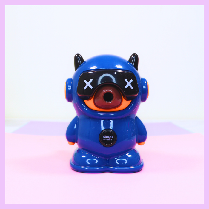 Blue small robo pencil sharpener