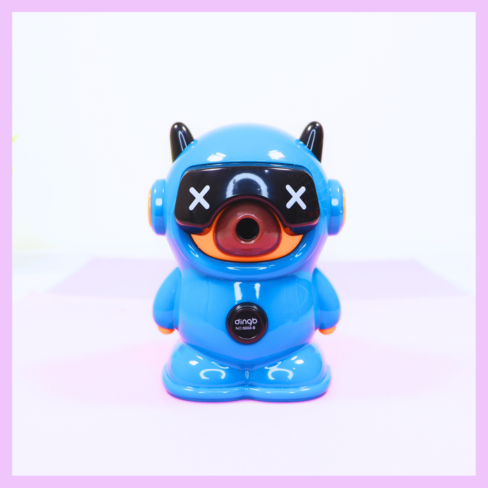 Light blue small robo pencil sharpener