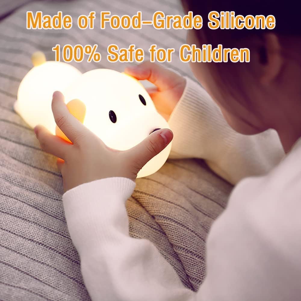 Silicone dog night lamp alternate view
