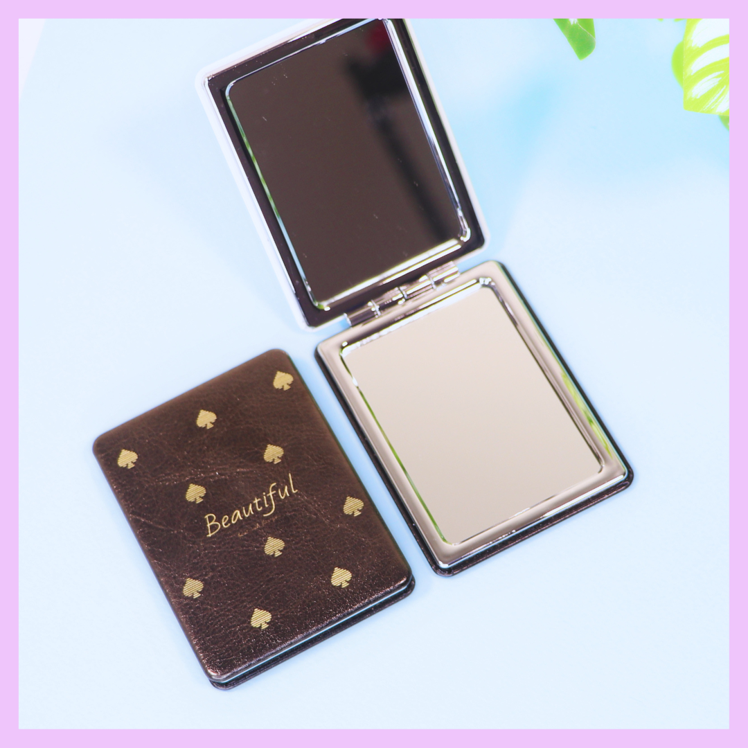 Rectangular pocket mirror with Beautiful design
