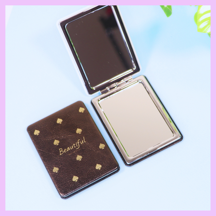 Rectangular pocket mirror with Beautiful design