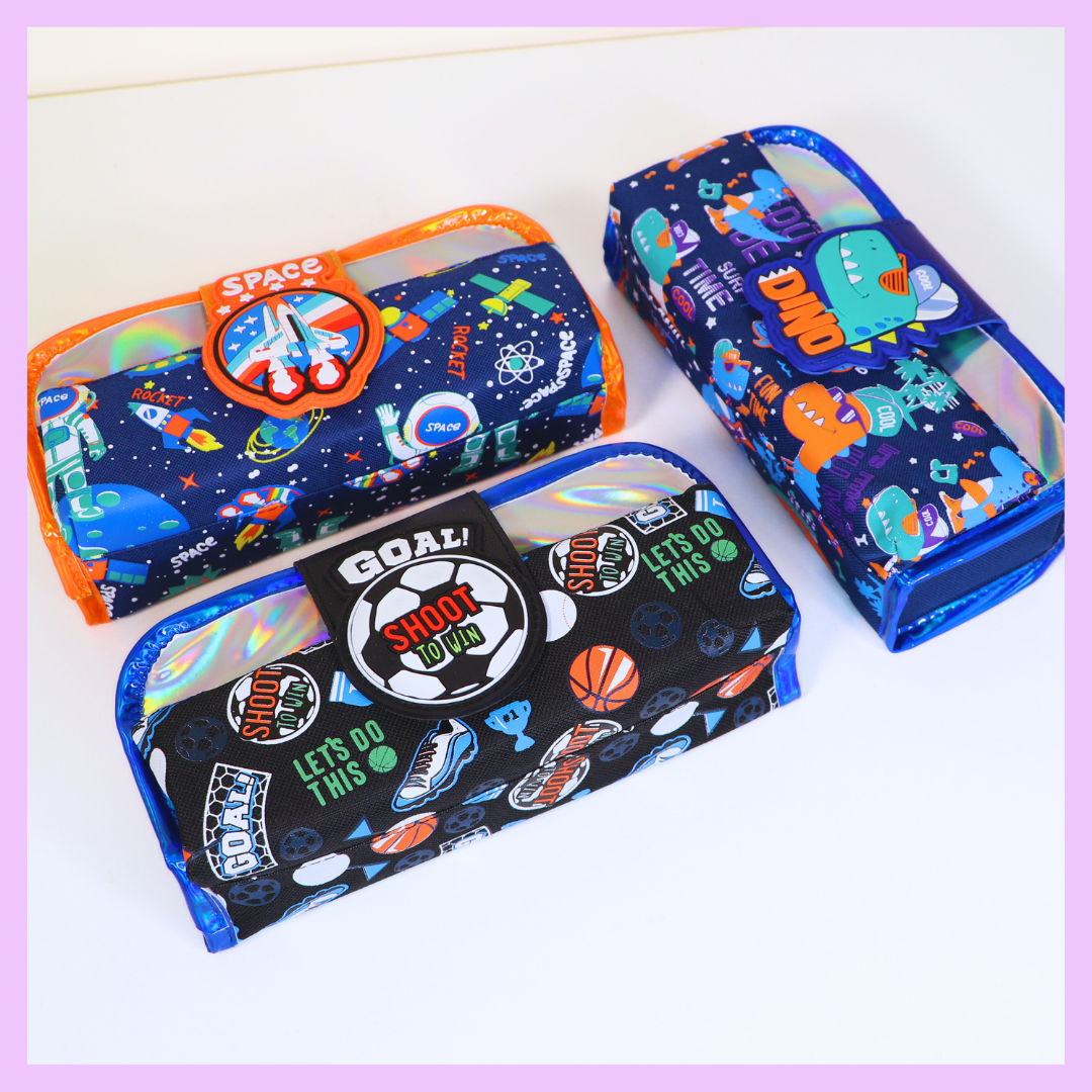 Vest-style pencil pouch design