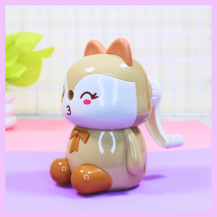 Cute cat themed pencil sharpener