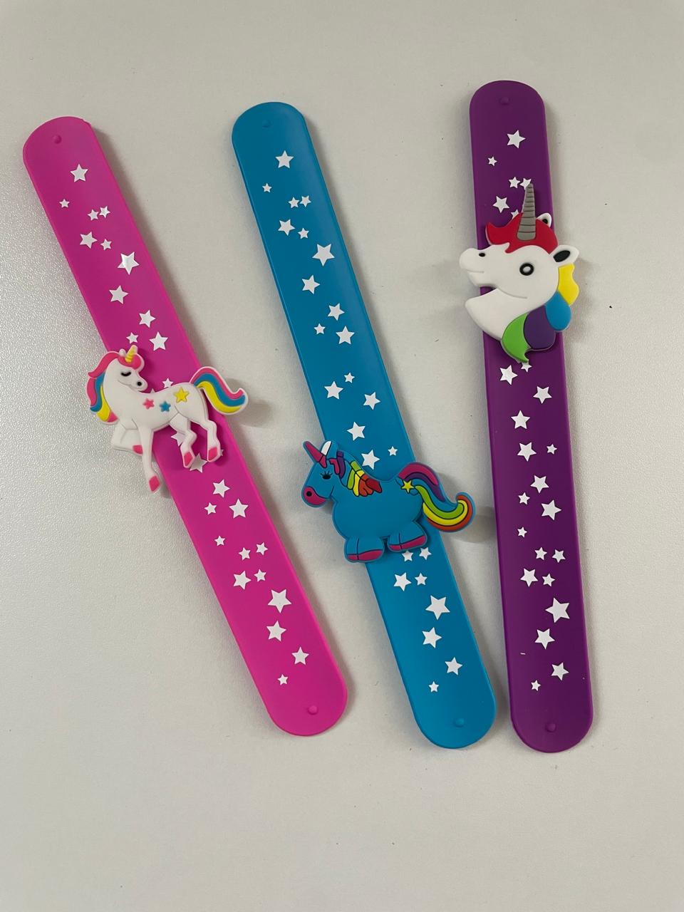 Unicorn Slap Bands - Assorted Colours
