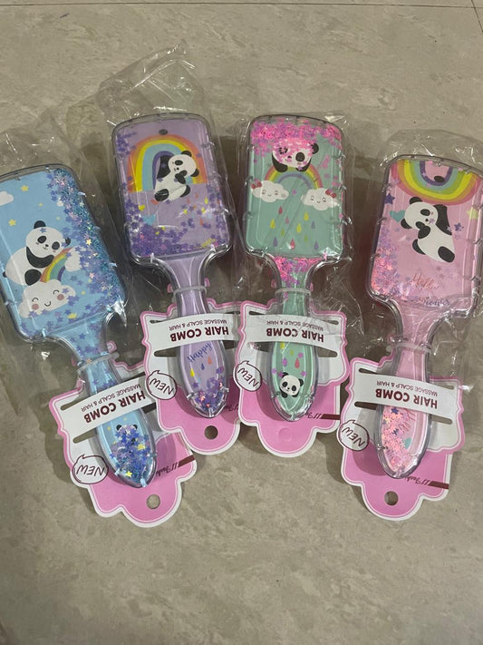 Panda Hair Brush  Assorted Colors