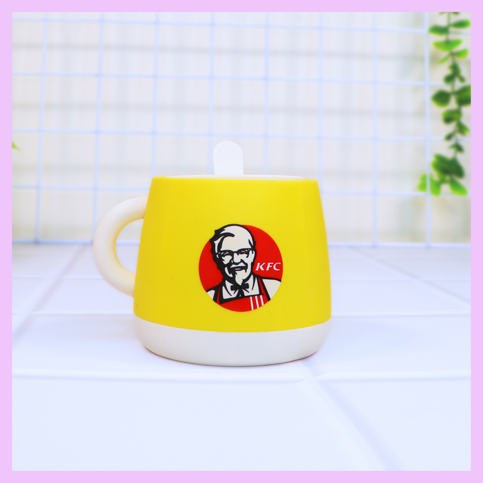 Cup shaped decorative lamp alternate view
