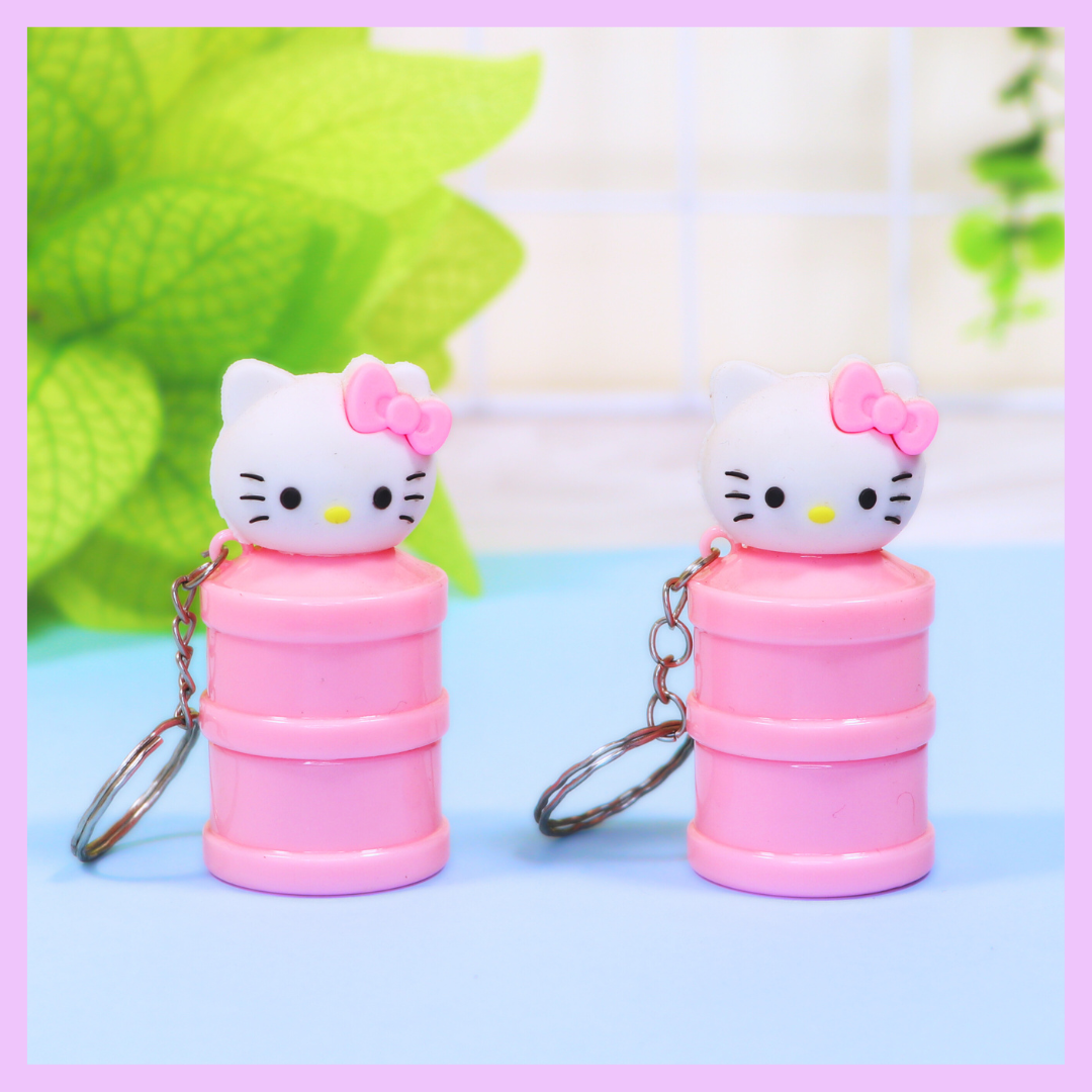 Hello Kitty lip balm with character-themed packaging