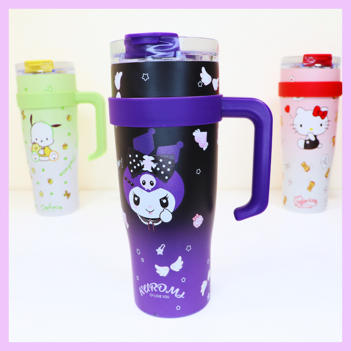 Kuromi Sanrio stainless steel tumbler