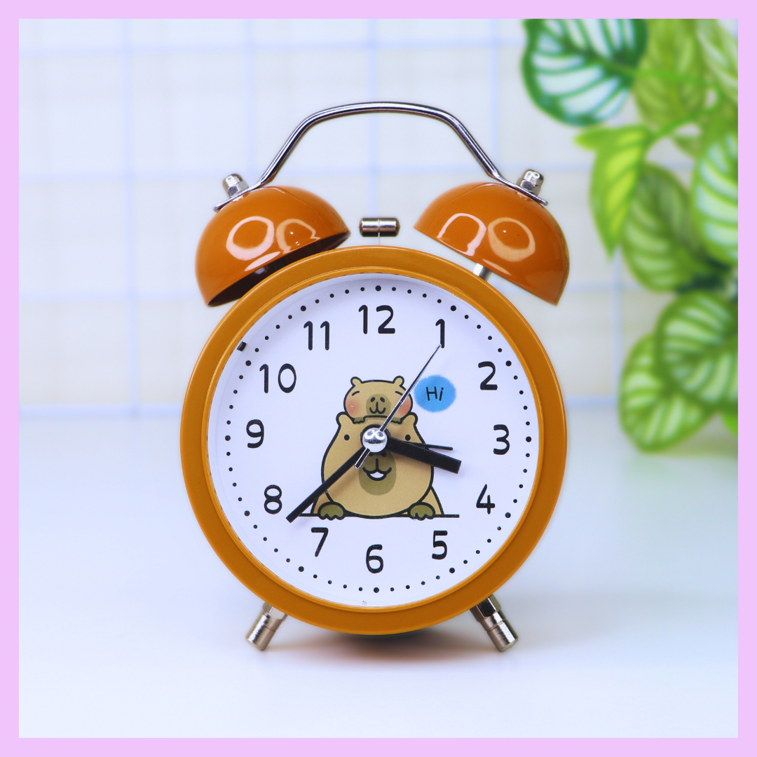 Brown Cappy Bara alarm clock